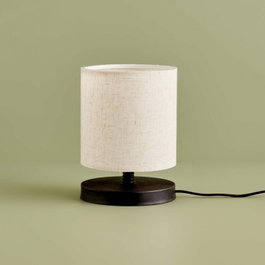 Opviq Lámpara de mesa AYD-3437 Crema y Negro